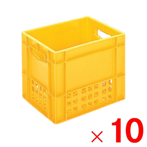 【送料無料】【法人限定】サンコー ピュアクレート 12P-6 イエロー 201955-00 ×10個 セット販売 【メーカー直送・代引不可・置配不可】