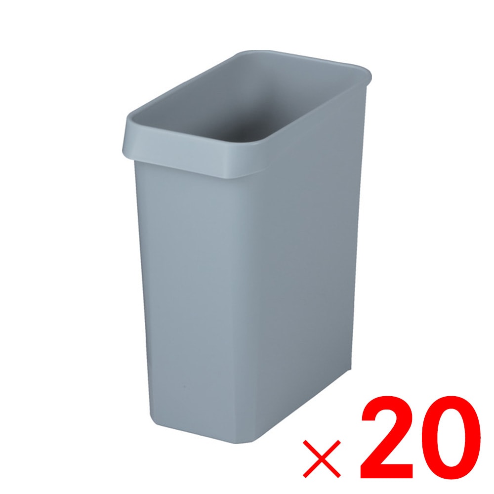 【送料無料】【法人限定】サンコー エコンダストボックス 角型 #13 グレー 808329-00 ×20個 セット販売 【メーカー直送・代引不可・置配不可】