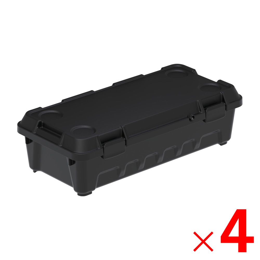 【送料無料】【法人限定】サンコー エコンストッカー800 浅型セット ブラック 860360-01 ×4個 セット販売 【メーカー直送・代引不可・置配不可】