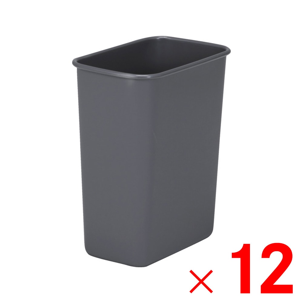 【送料無料】【法人限定】サンコー トラッシュペール 24 グレー 801603-00 ×12個 セット販売 【メーカー直送・代引不可・置配不可】