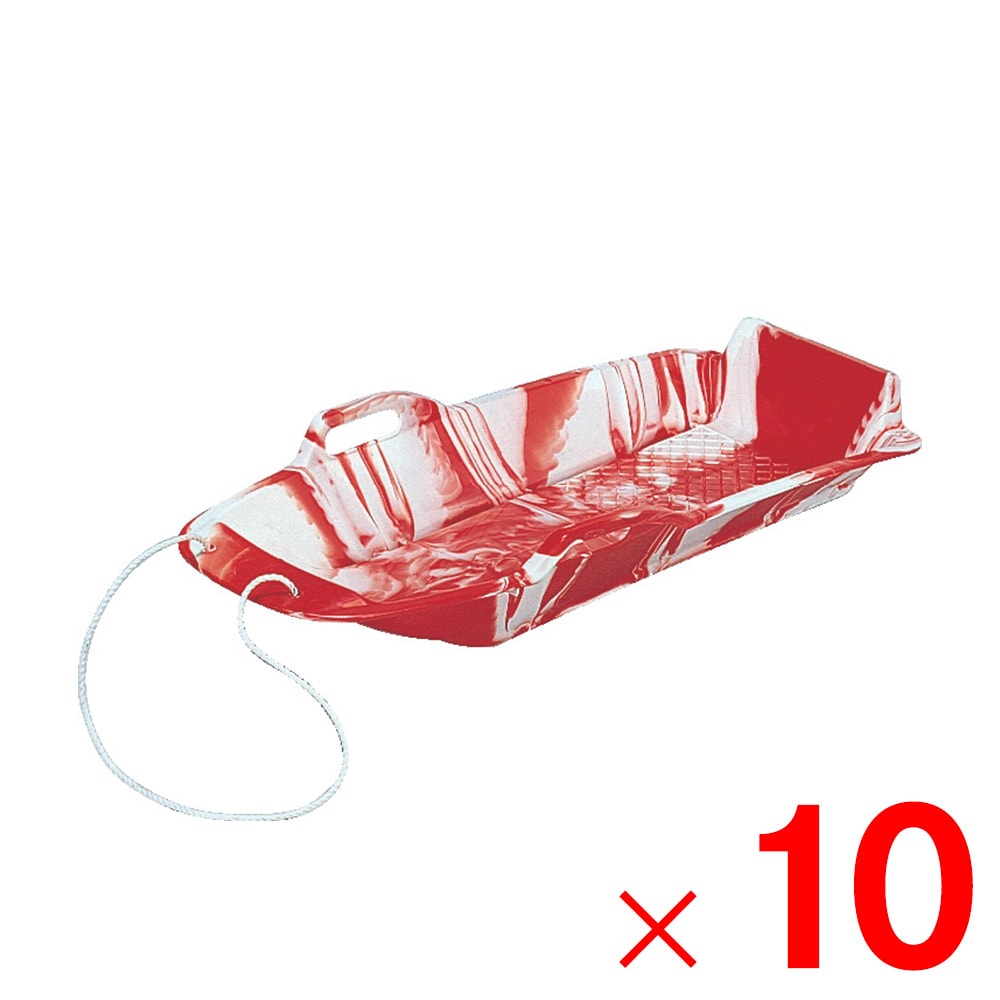 【送料無料】【法人限定】サンコー ジャンボスレー ＭＢ レッド/ホワイト 803801-00 ×10個 セット販売 【メーカー直送・代引不可・置配不可】