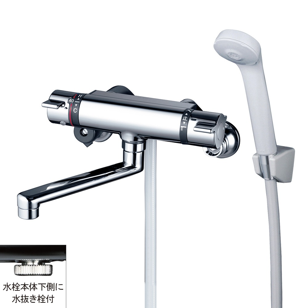 送料無料】KVK 撥水サーモスタットシャワー混合栓 寒冷地仕様 PS30WTHS