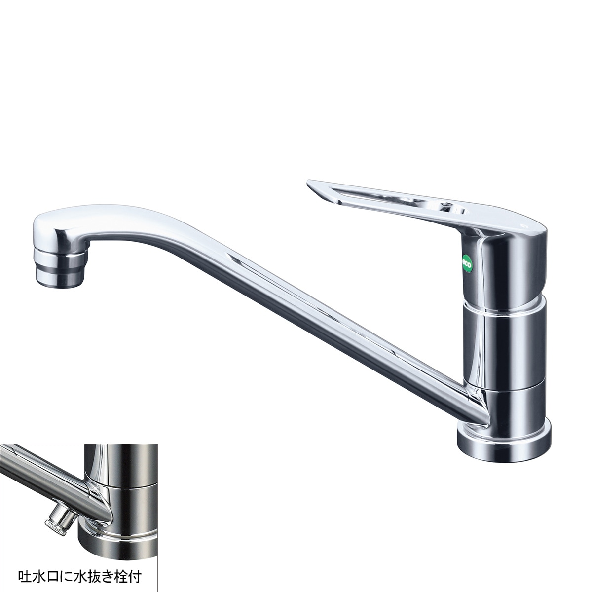 送料無料】サンエイ SANEI シングルワンホール混合栓 K87110ETJV-13-VH