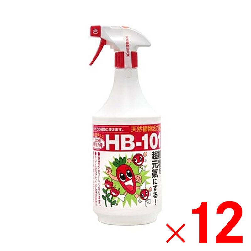 【送料無料】フローラ 天然植物活性剤 HB-101 そのまま使える1000倍希釈液 1L ×12個 ケース販売