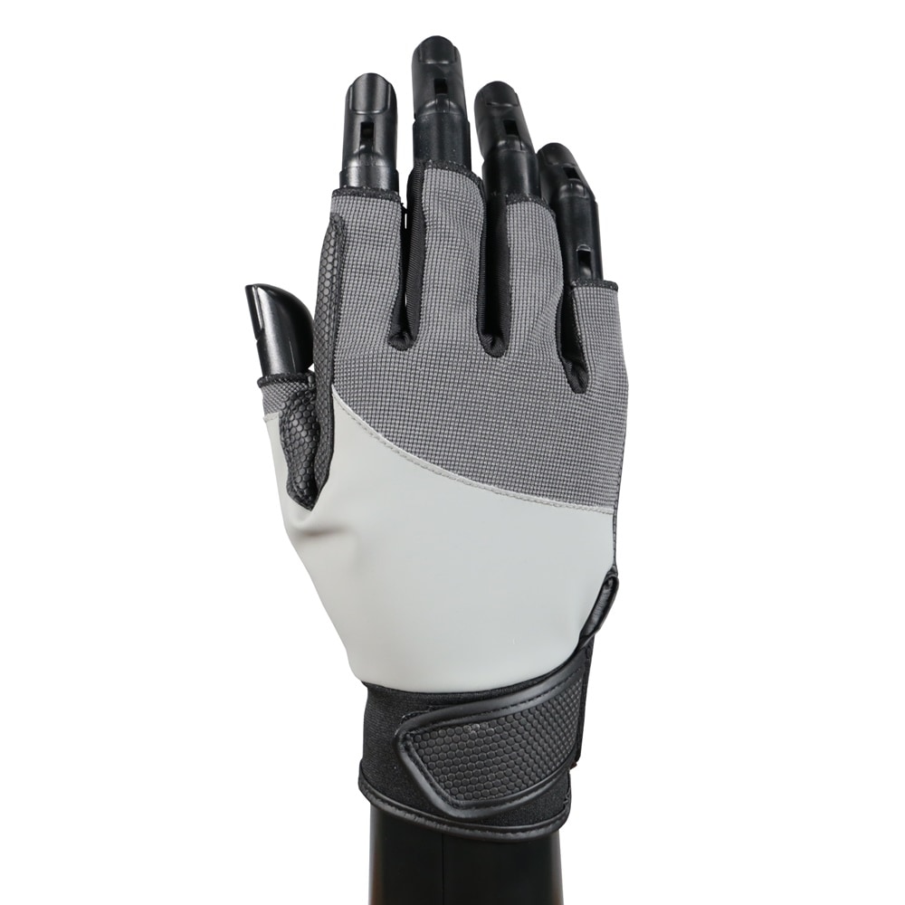 コーコス wemo メモグローブ 指切りタイプ チャコール L GW-3102