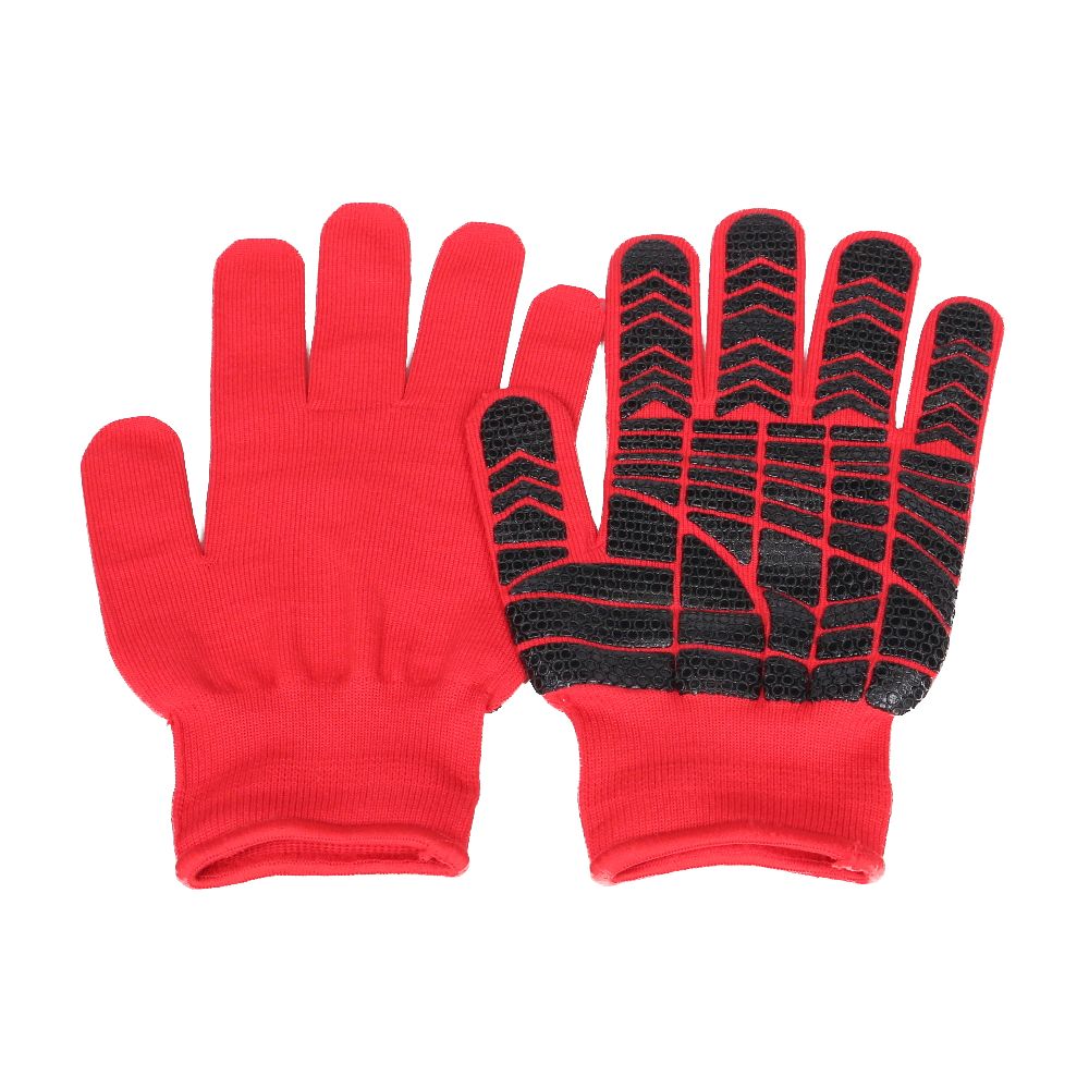 コーコス 作業手袋 MR.キャッチ 指先強化 レッド M MR-02