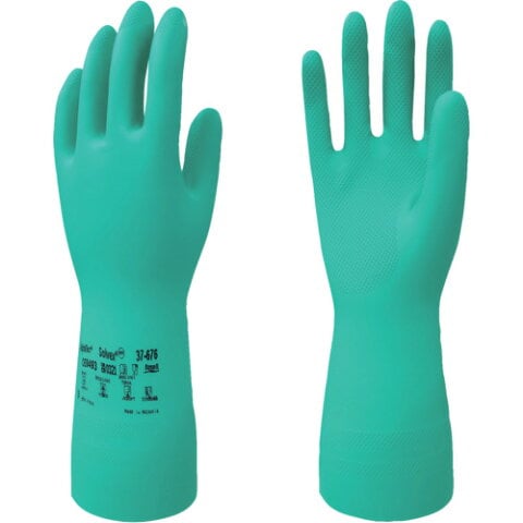 東和コーポレーション 化学防護手袋 アルファソルベックス グリーン M 676