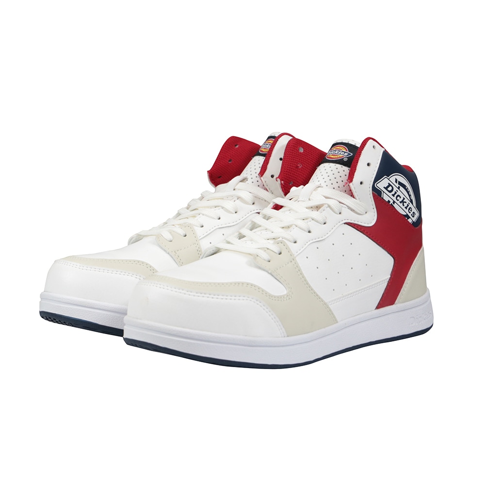 【送料無料】ディッキーズ Dickies セーフティースニーカーミドル ホワイト 24.5 D-3318