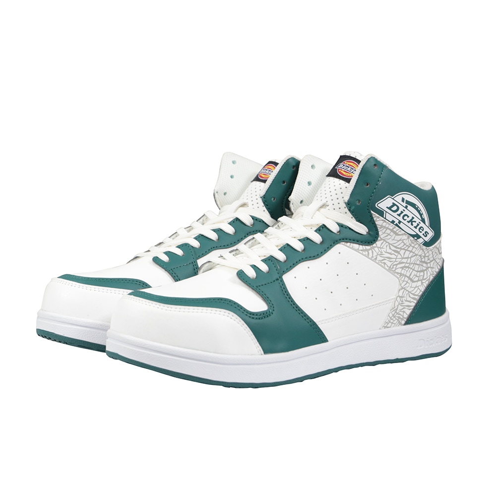 【送料無料】ディッキーズ Dickies セーフティースニーカーミドル グリーン 24.5 D-3318