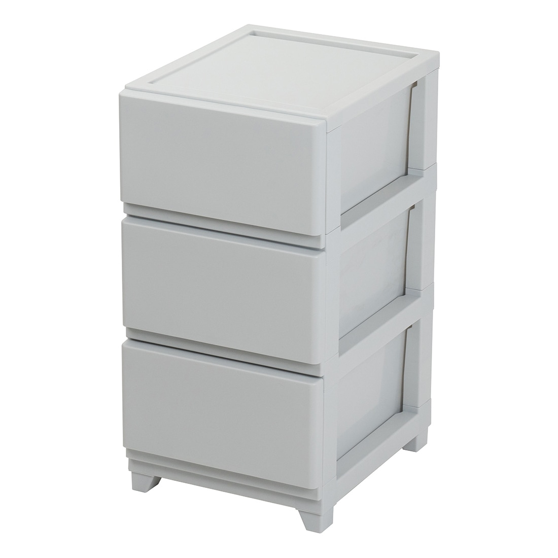 【送料無料】JEJ デコニー シーヴォ 3段 ライトグレー