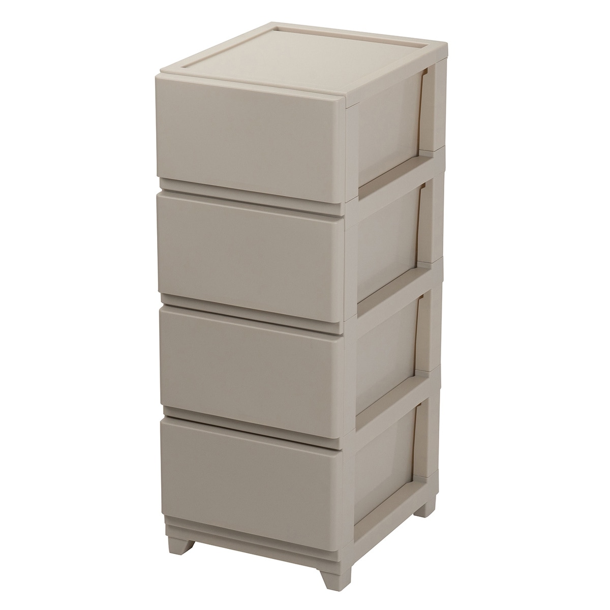 【送料無料】JEJ デコニー シーヴォ 4段 グレージュ