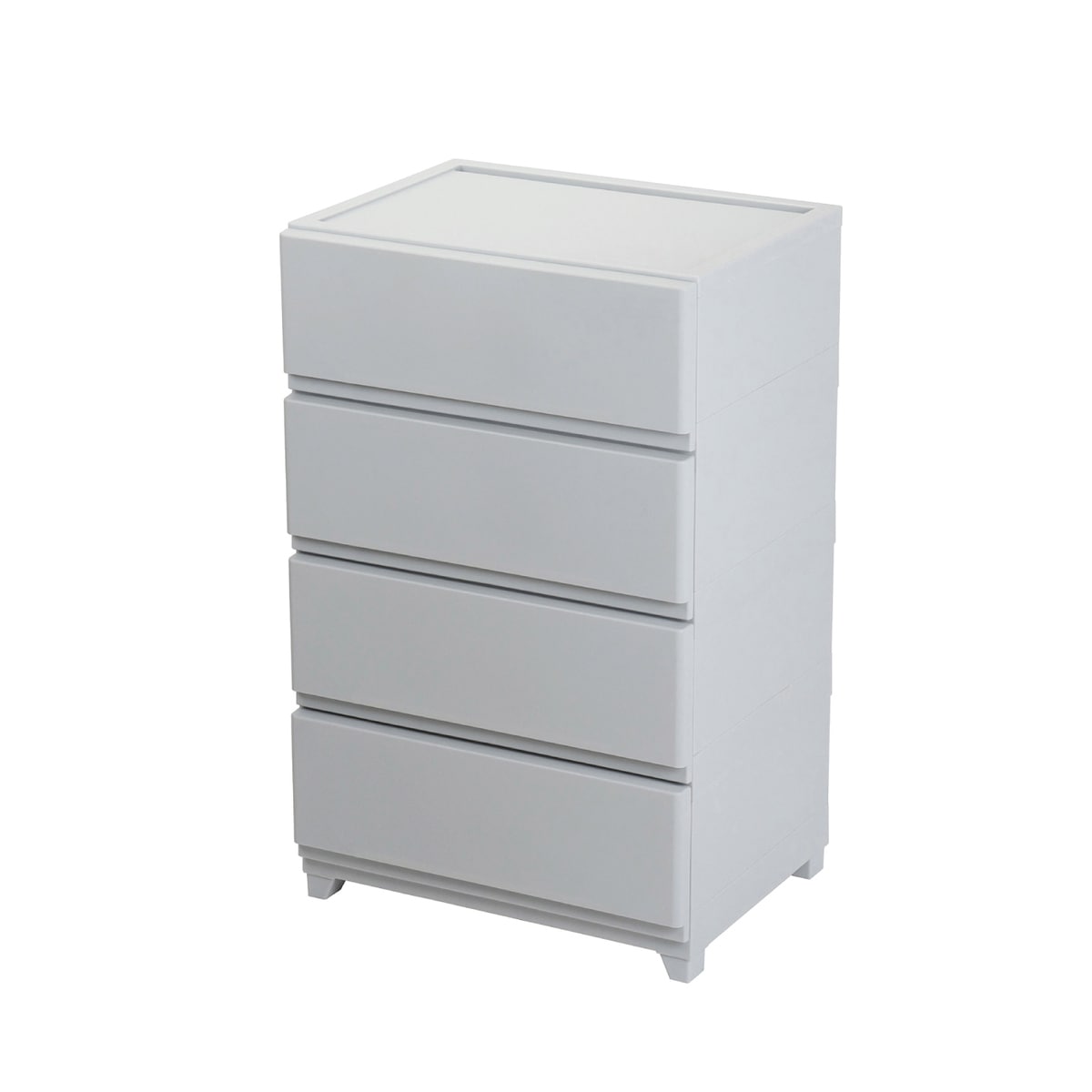 【送料無料】JEJ カベツキデコニー シーヴォ ワイド4段 ライトグレー