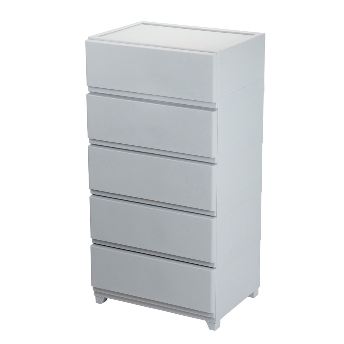 【送料無料】JEJ カベツキデコニー シーヴォ ワイド5段 ライトグレー