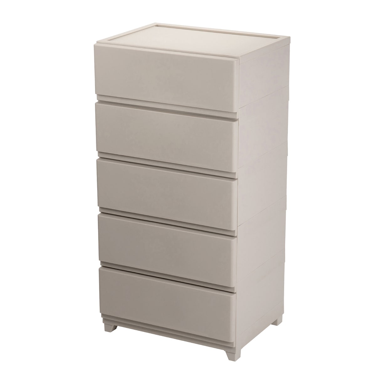 【送料無料】JEJ カベツキデコニー シーヴォ ワイド5段 グレージュ