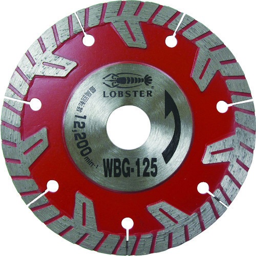 【送料無料】ロブテックス ダイヤモンドカッター ぶった斬り 127mm WBG125