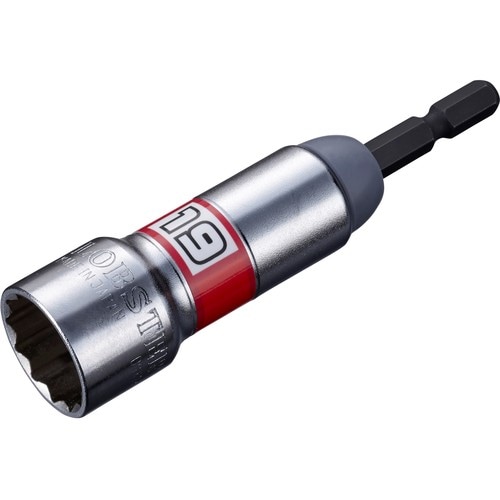 ロブテックス ストロック スタンダードソケット 高耐久タイプ 12角 対辺19mm DSX19