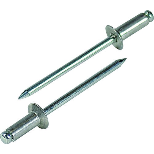 ロブテックス ブラインドリベット 皿頭 アルミニウム/スティール製 3-2 75本入 エコパック NSA32KMP