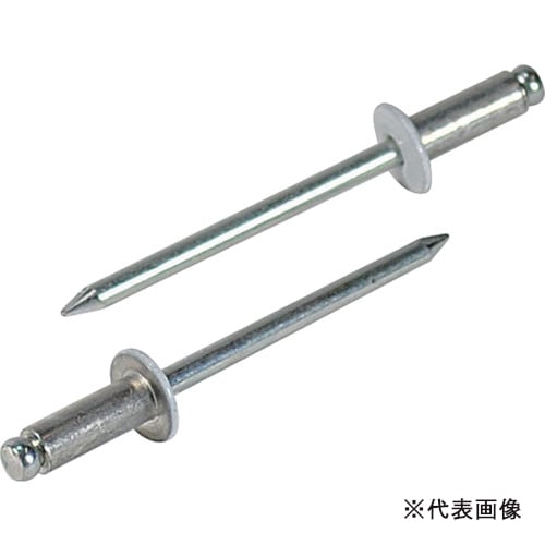 ロブテックス カラーブラインドリベット ホワイト アルミ/スティール製 4-3 65本入 エコパック CNSA43WMP