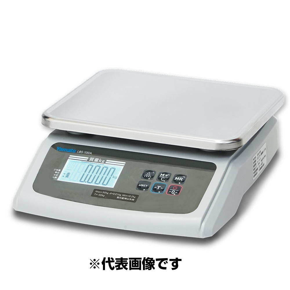 【送料無料】大和製衡 YAMATO デジタル上皿はかり 30kg LBS-100A-30