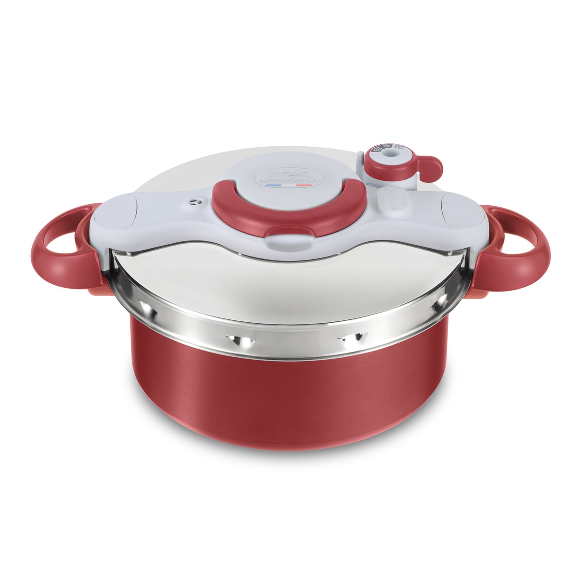【送料無料】ティファール T-fal クリプソ ミニット デュオ ルージュ 圧力鍋 5.2L