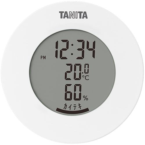 タニタ TANITA デジタル温湿度計 ホワイト TT-585