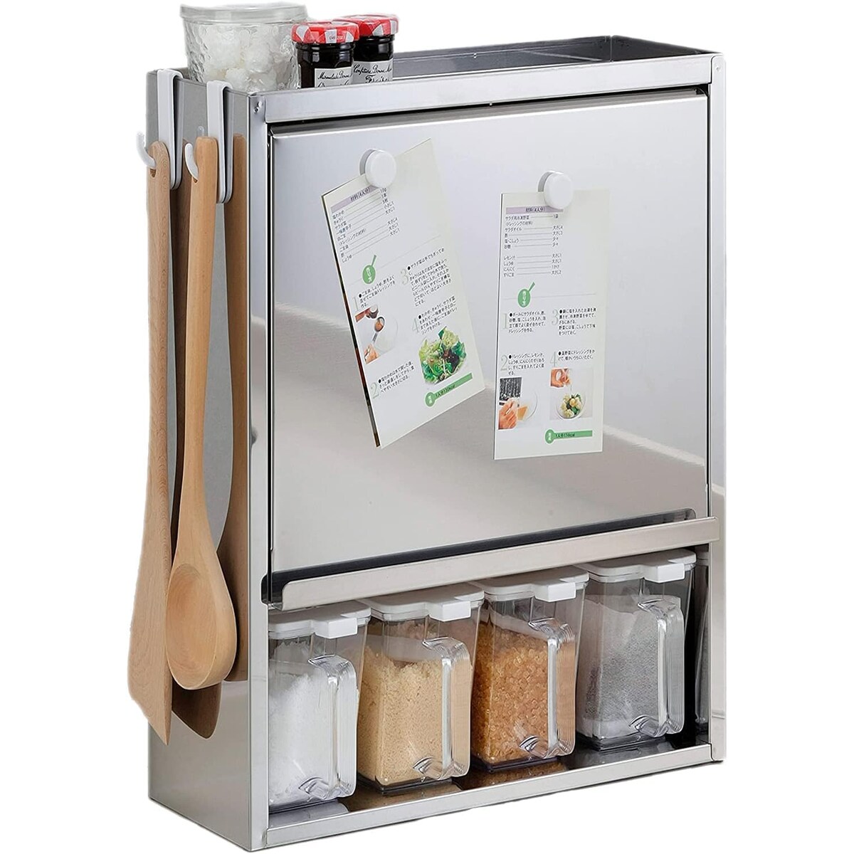 【送料無料】オビタス 日本製スパイスラック4杯 YMG-009