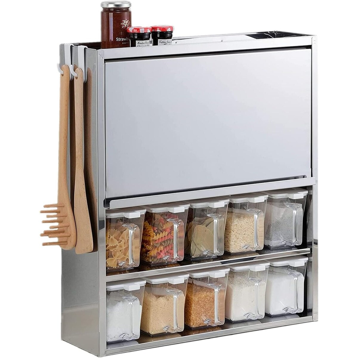 【送料無料】オビタス 日本製スパイスラック10杯 YMG-011