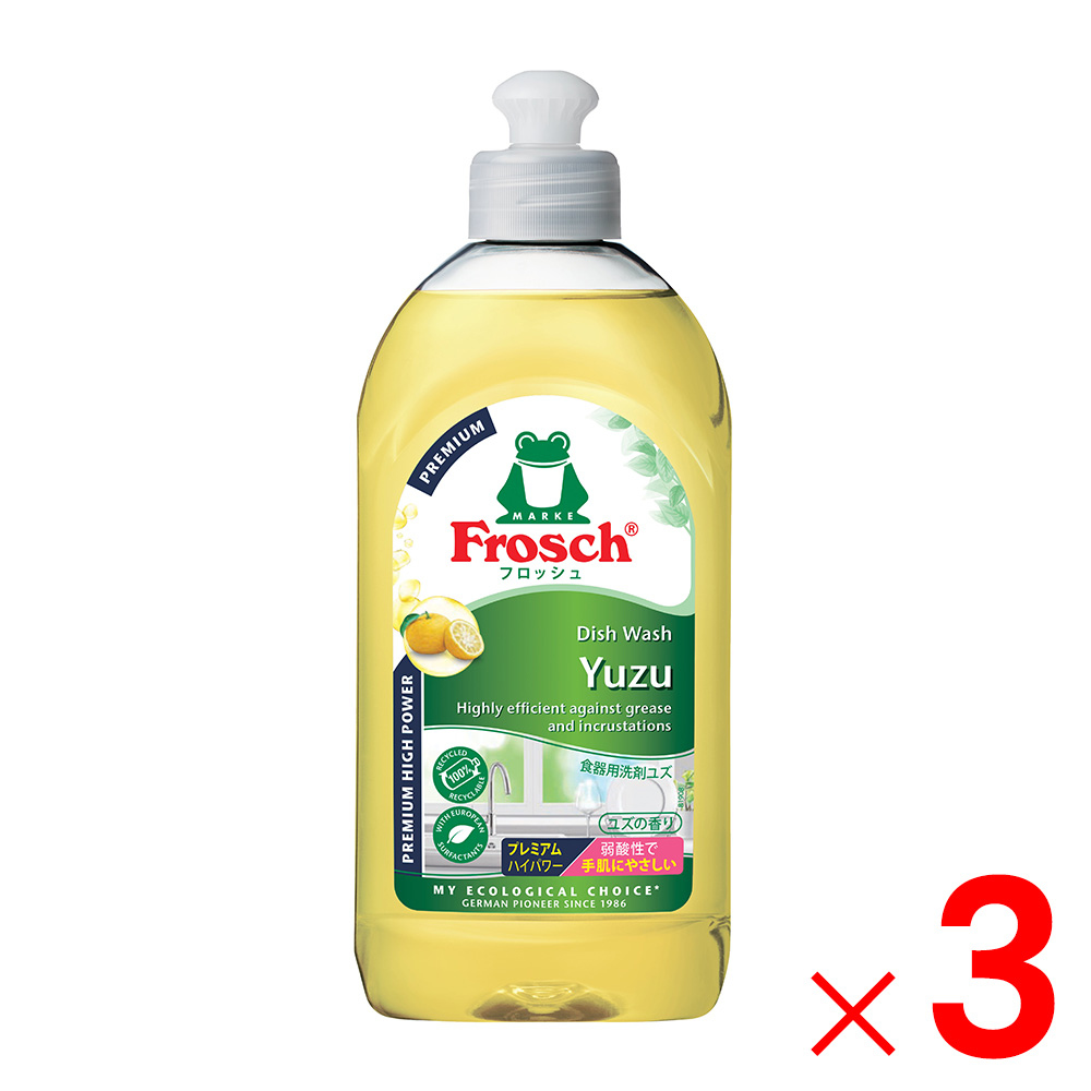 フロッシュ 食器洗剤 ユズ 本体300ml プレミアム ×3個 セット販売