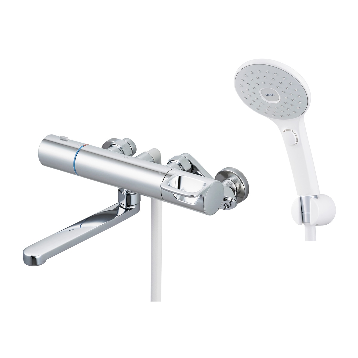【送料無料】INAX サーモスタット付シャワーバス水栓 エコアクアシャワー スイッチシャワー 樹脂ヘッド 寒冷地用 RBF-912NFW