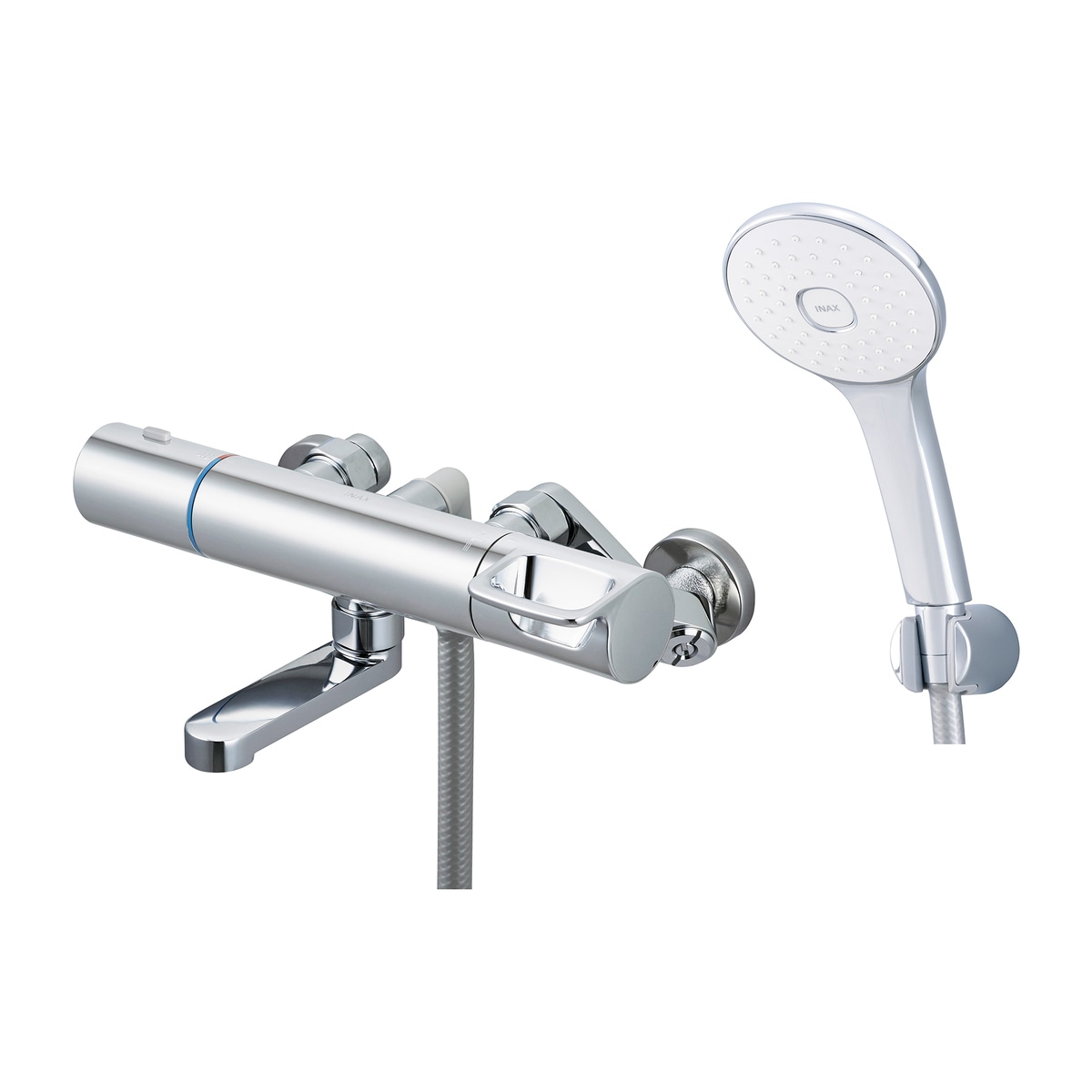 【送料無料】INAX サーモスタット付シャワーバス水栓 洗い場専用 エコアクアシャワー スイッチシャワー メッキヘッド 一般地用 RBF-913NF