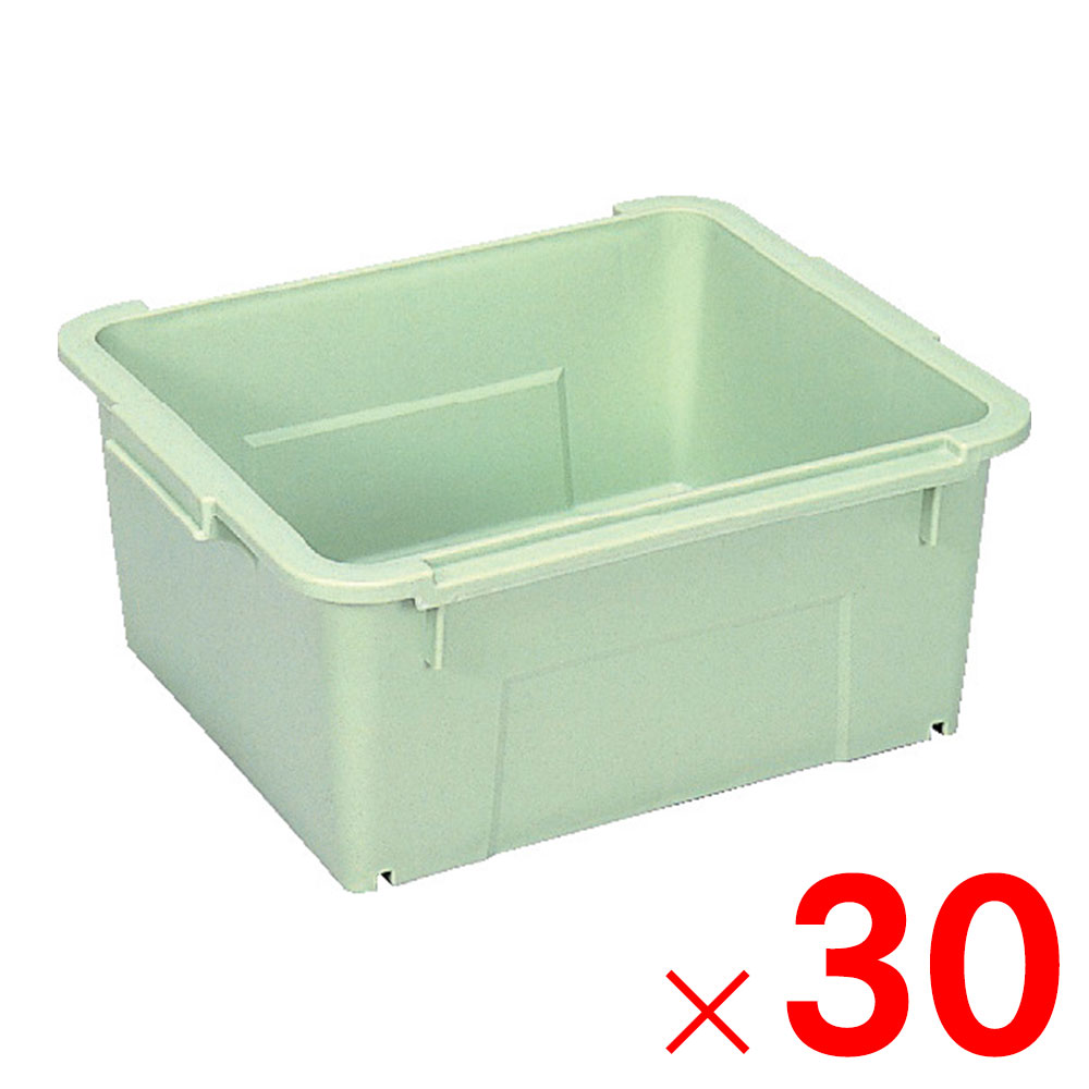 【送料無料】【法人限定】サンコー サンバケット A グリーン 201203-00×30個 セット販売 【メーカー直送・代引不可・置配不可】