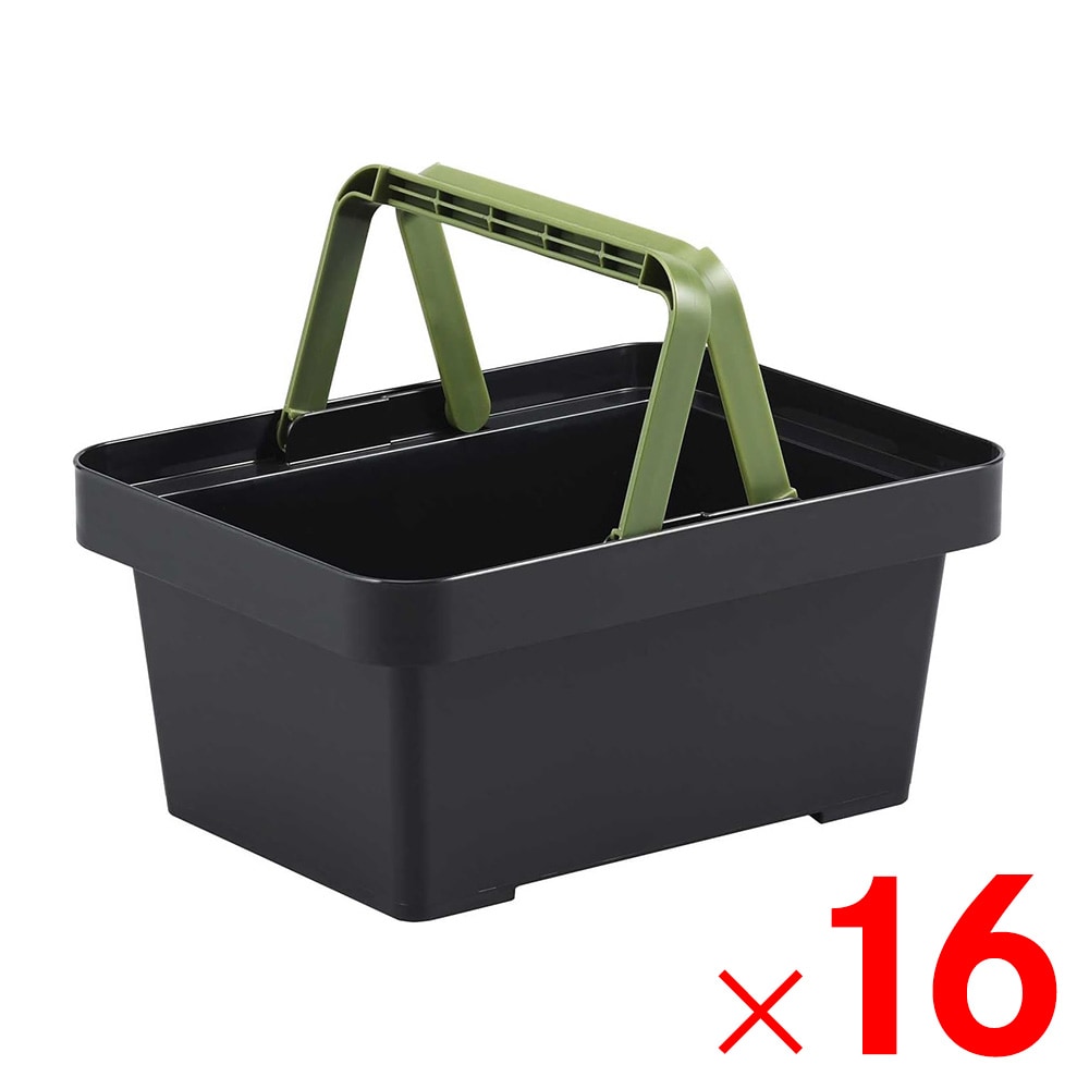 【送料無料】サンカ Nタフコン インナーボックス31浅 カーキ/ブラック ATC-INB31A×16個 セット販売