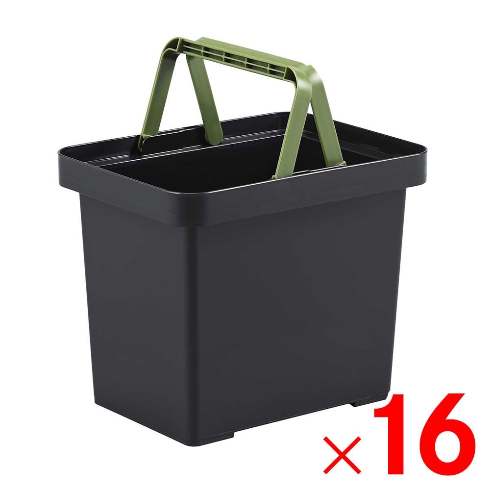 【送料無料】サンカ Nタフコン インナーボックス31深 カーキ/ブラック ATC-INB31F×16個 セット販売