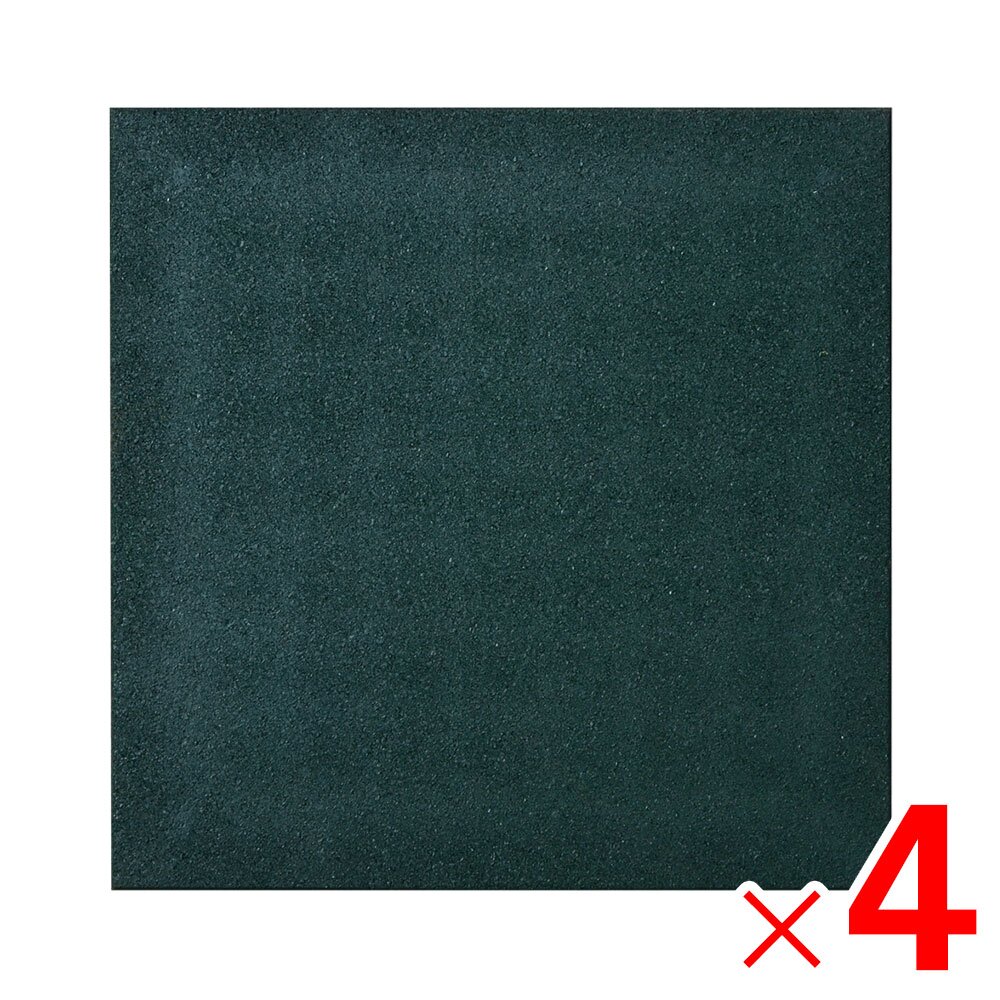 【送料無料】セーフティージョイントラバーマット グリーン M7772 ×4枚 セット販売 【メーカー直送・代引不可・置配不可・配送地域限定】