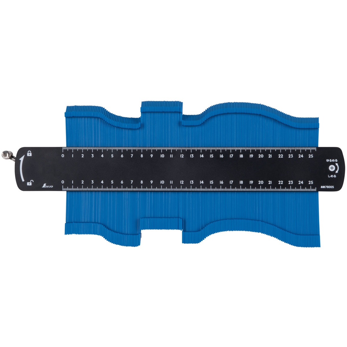 シンワ測定 型取りゲージ プラバー B 250mm 78005