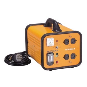 送料無料】ハタヤ HATAYA 電圧変換器 トランスル 降圧型 LV-02B | 工具 