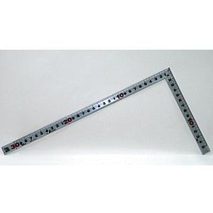 【送料無料】シンワ測定 曲尺角厚 シルバー 30cm 1尺 併用目盛 10027