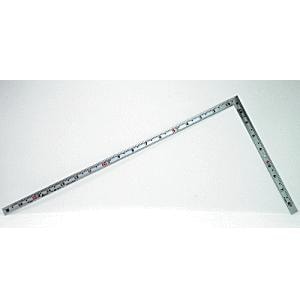 シンワ測定 曲尺同厚 シルバー 1尺6寸 表裏同目 マグネット付 10181