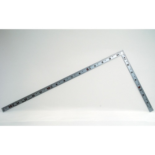 シンワ測定 曲尺平ぴた シルバー 1尺5寸 裏面角目 10590
