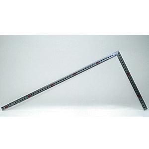 シンワ測定 曲尺同厚 シルバー 50cm 1尺5寸 併用目盛 名作 10638