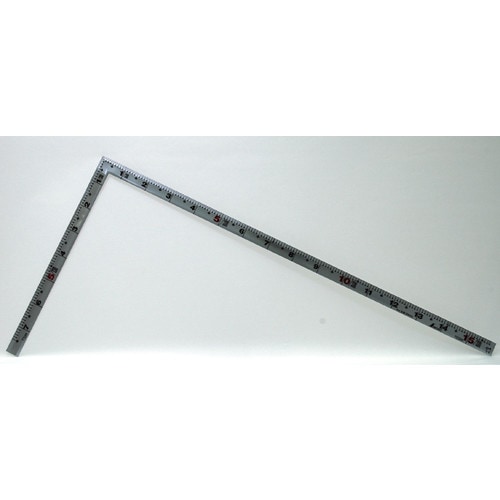 【送料無料】シンワ測定 曲尺角厚 シルバー 1尺5寸 裏面角目 鶴亀 左きき用 10650 左利き用 左きき用