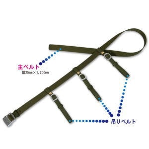 【送料無料】藤井電工 ツヨロン TSUYORON 柱上作業用安全帯 補助用ベルト 補助帯 T-565-OD-JAN-BP