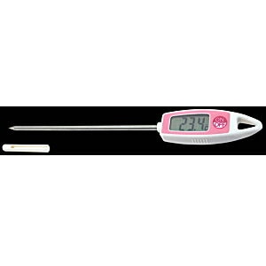 シンワ測定 ホームサーモ デジタル T クッキング用 ピンク 72978