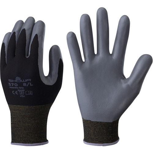 ショーワグローブ 組立グリップ3双パック ブラック Mサイズ NO370-M-3PBK