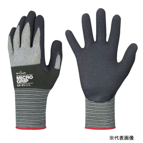 ショーワグローブ マイクログリップ ラバーグリーン Mサイズ NO344-M