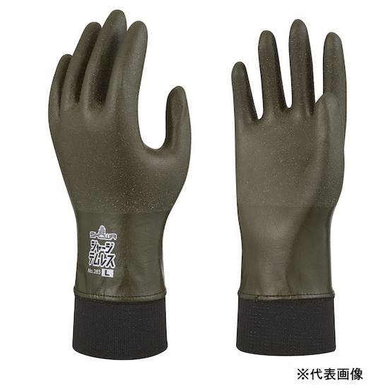 ショーワグローブ ジャージテムレス オリーブグリーン Mサイズ NO283-M-OG
