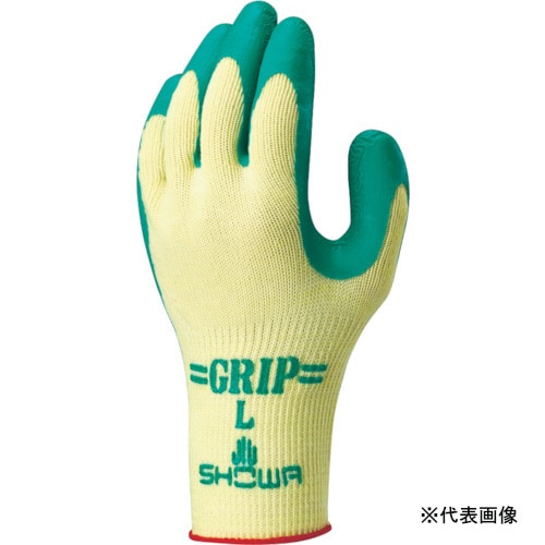 ショーワグローブ グリップ ソフトタイプ グリーン Lサイズ 5双入り NO310-L5P