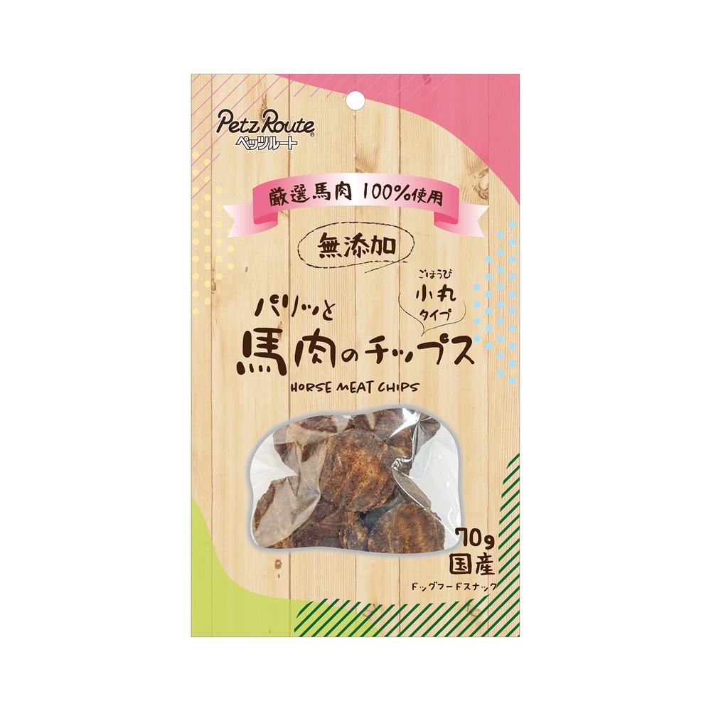 ペッツルート パリッと馬肉のチップス 70g