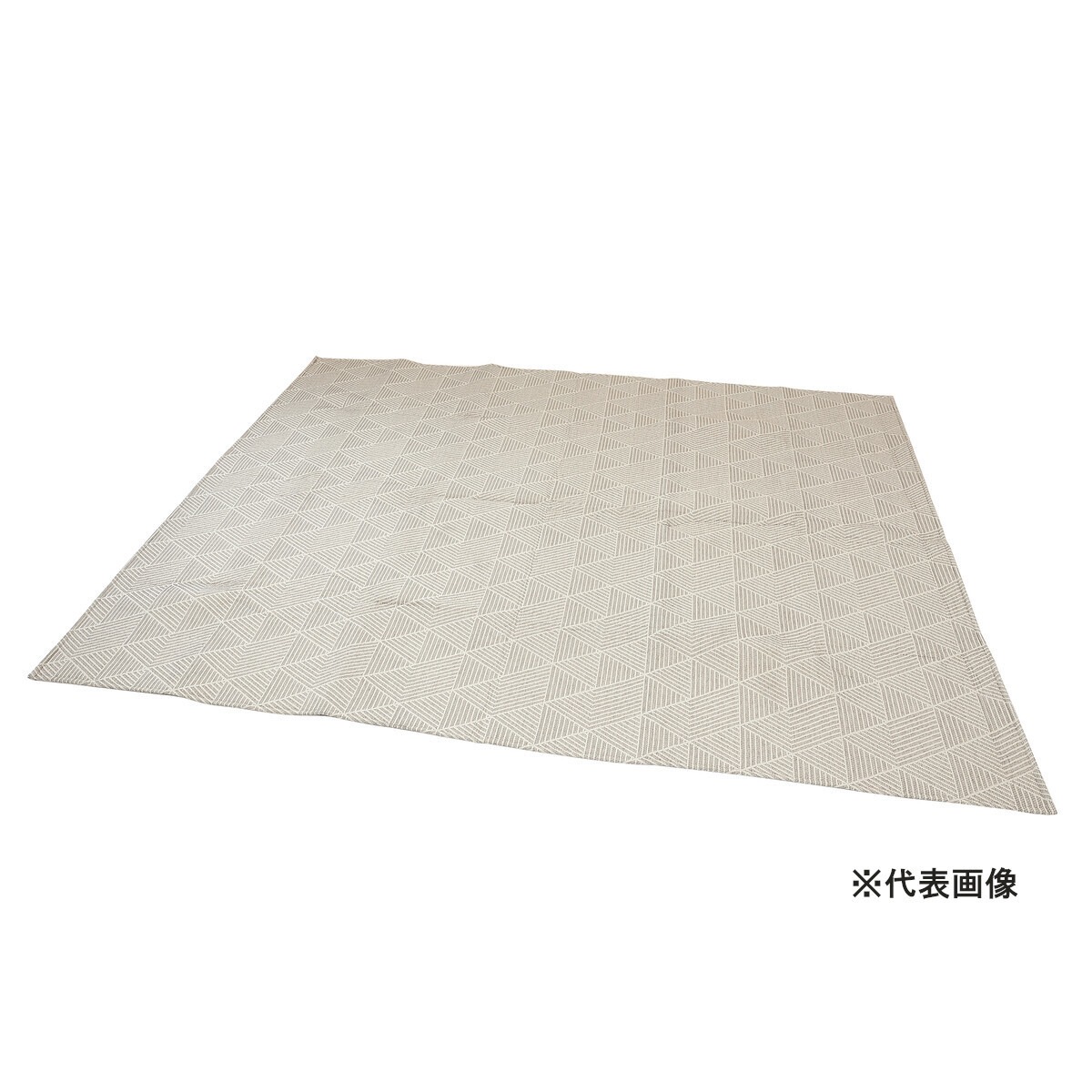 【送料無料】ジャガードボンディングラグ アリス ベージュ 約180×240cm オールシーズン 【メーカー直送・代引不可・置配不可】