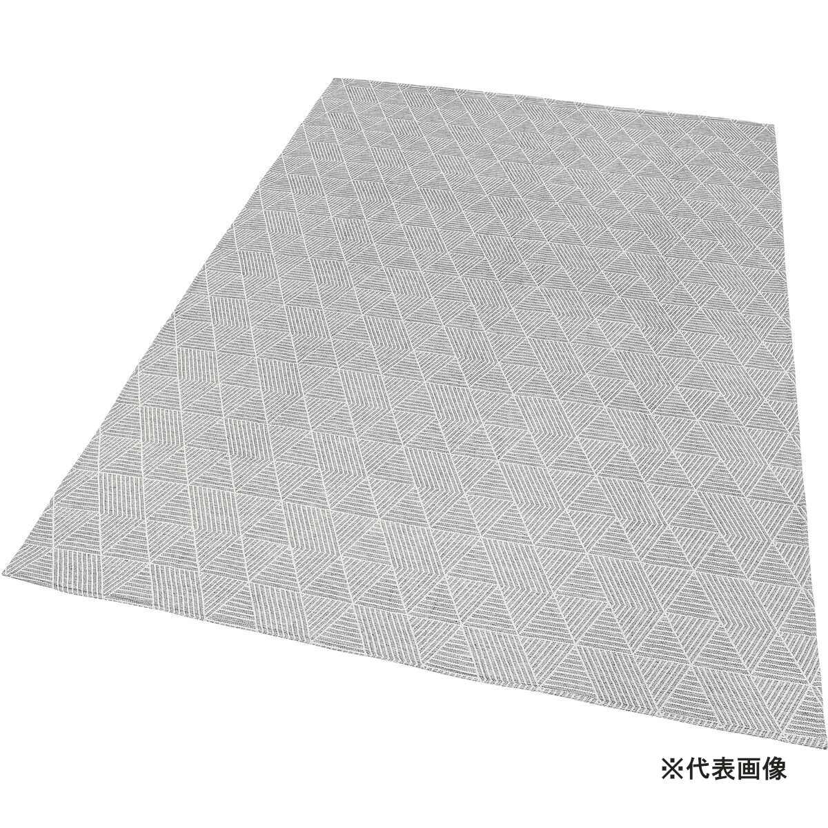 【送料無料】ジャガードボンディングラグ アリス ブルー 約240×330cm オールシーズン 【メーカー直送・代引不可・置配不可】